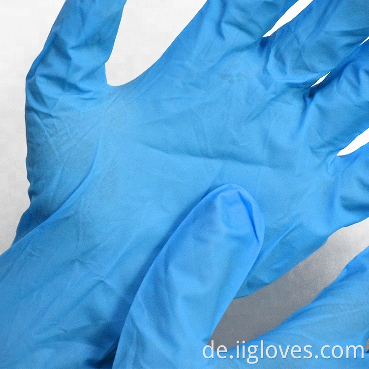 100 Stücke Einweg -Nitrilhandschuhe Blau Nitril Dünne Handschuhe Home Solid Küchengebrauch